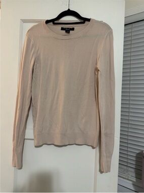Amisu Beige Crewneck Knit Sweater
